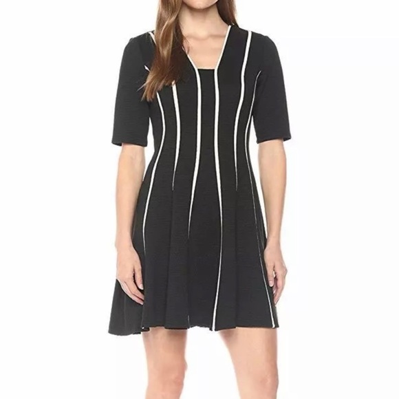 julian taylor fit and flare dress